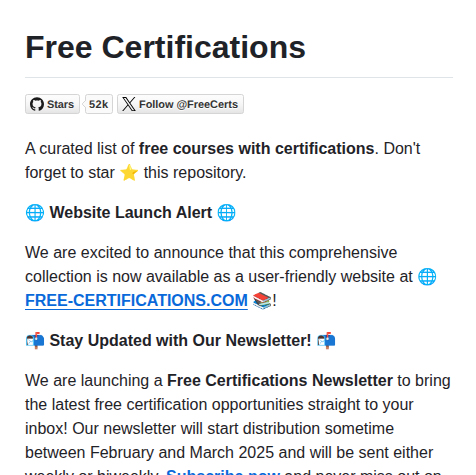 Cloudcommunity Free Certifications screenshot