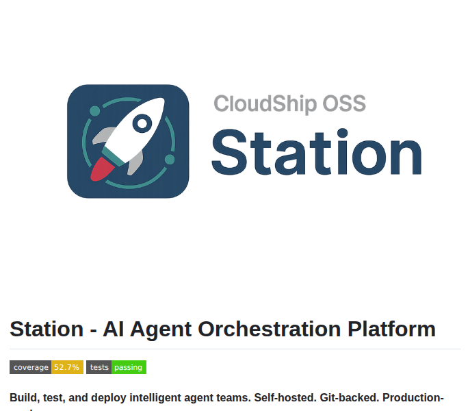 Cloudshipai Station screenshot