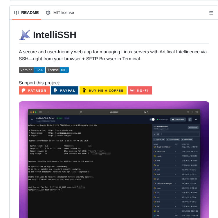 Clusterzx Intellissh screenshot