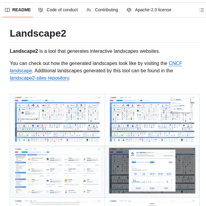 Cncf Landscape2 screenshot