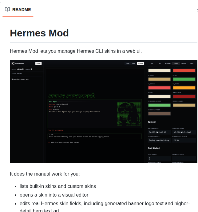 Cocktailpeanut Hermes Mod screenshot
