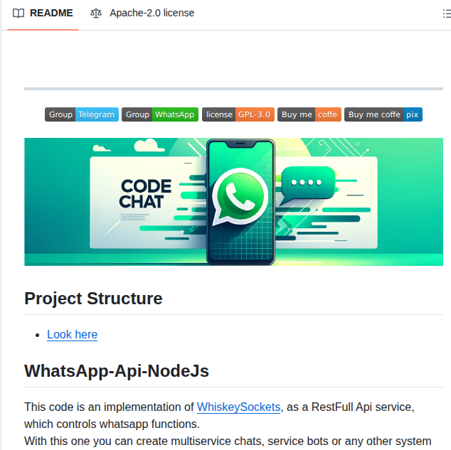 Code Chat Br Whatsapp Api screenshot