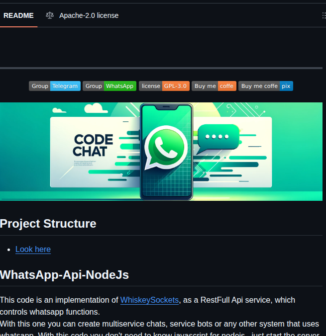 Code Chat Br Whatsapp Api screenshot
