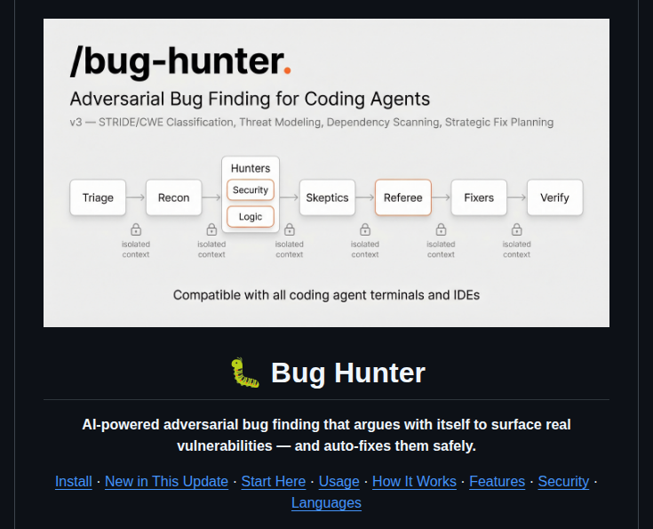 Codexstar69 Bug Hunter screenshot