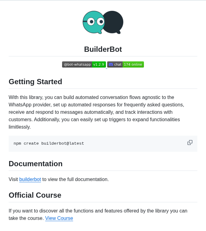 Codigoencasa Builderbot screenshot