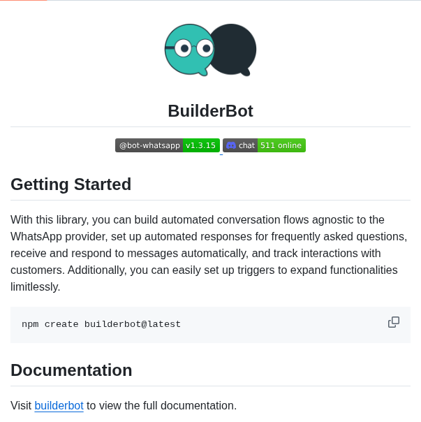 Codigoencasa Builderbot screenshot