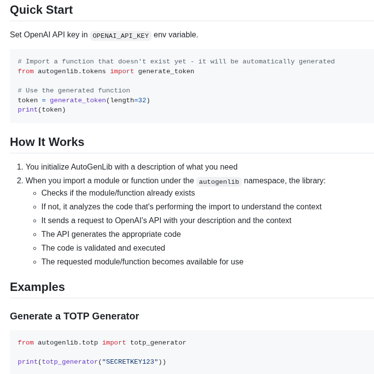 Cofob Autogenlib screenshot