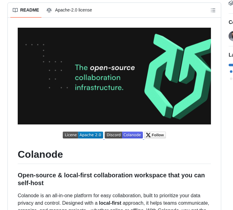 Colanode Colanode screenshot