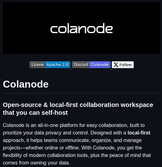 Colanode Colanode screenshot