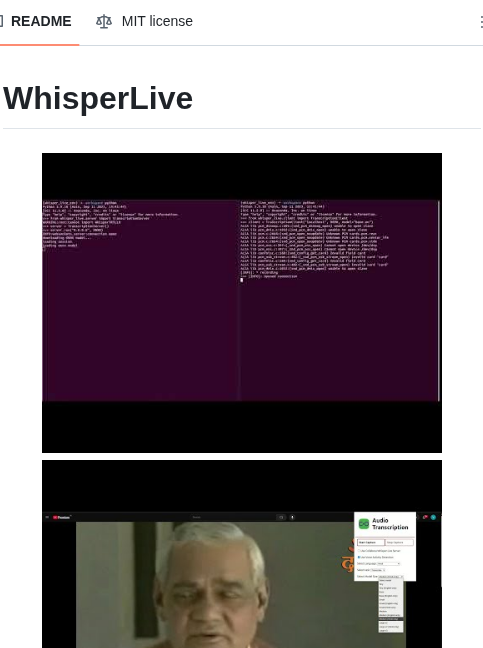 Collabora Whisperlive screenshot