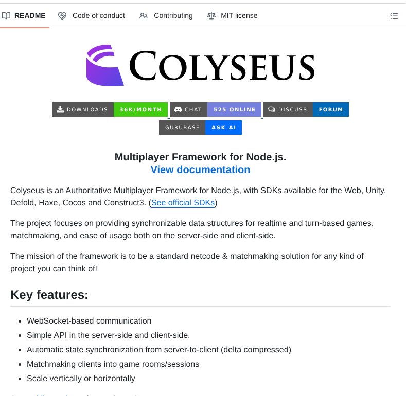 Colyseus Colyseus screenshot