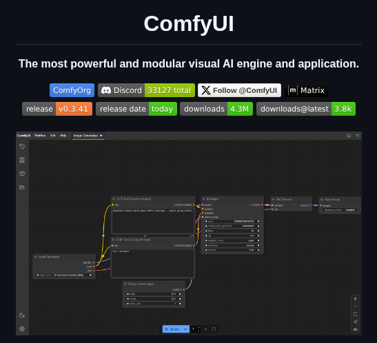 Comfyanonymous Comfyui screenshot