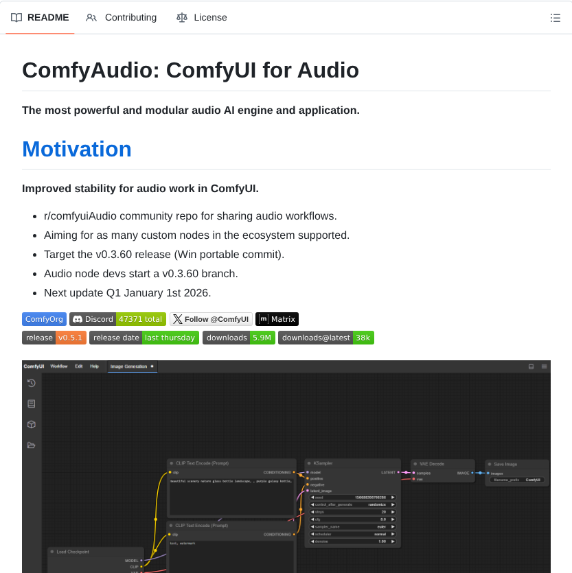 Comfyuiaudio Comfyaudio screenshot