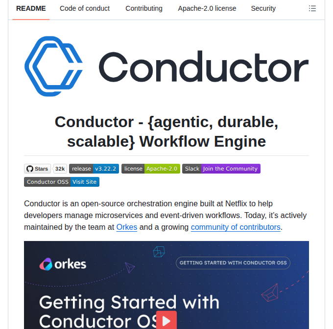 Conductor Oss Conductor screenshot