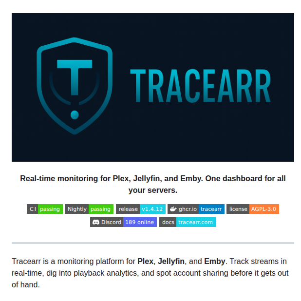 Connorgallopo Tracearr screenshot