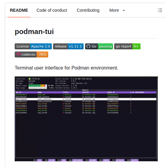 Podmanをターミナルで操作、GUIより快適だった