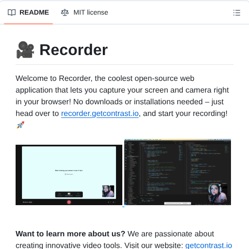 Contrastio Recorder screenshot