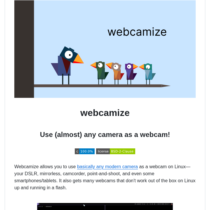 Cowtoolz Webcamize screenshot