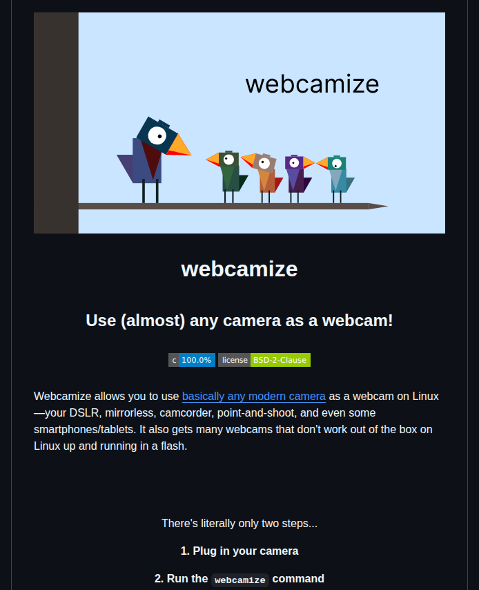 Cowtoolz Webcamize screenshot