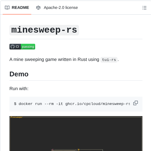 Cpcloud Minesweep Rs screenshot