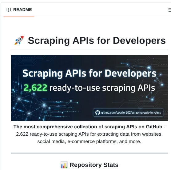 Cporter202 Scraping Apis For Devs screenshot