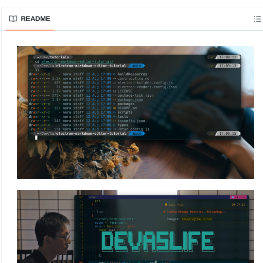 Craftzdog Dotfiles Public screenshot