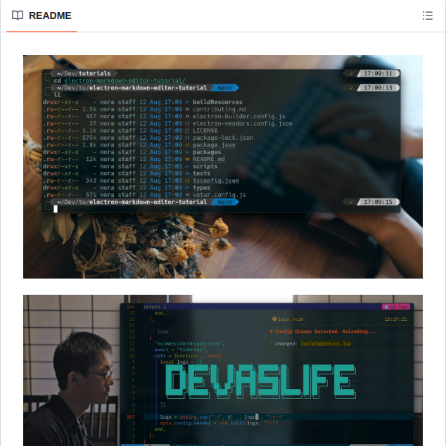 Craftzdog Dotfiles Public screenshot