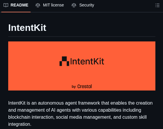 Crestalnetwork Intentkit screenshot