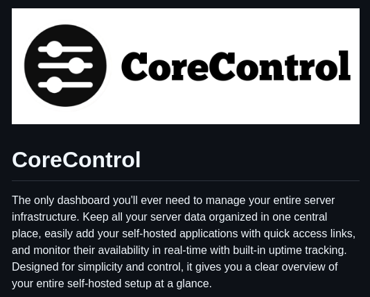 Crocofied Corecontrol screenshot