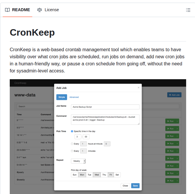 Cronkeep Cronkeep screenshot