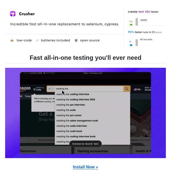 Crusher Dev Crusher screenshot