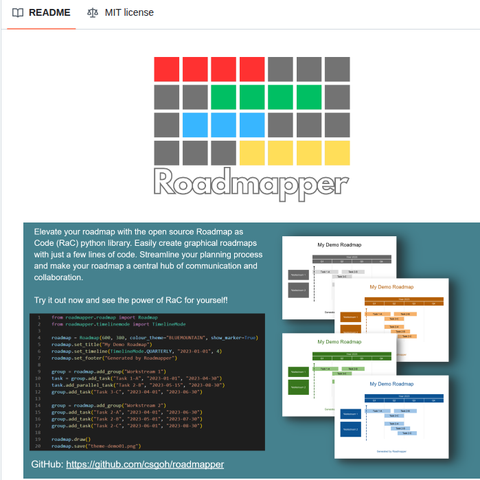 Csgoh Roadmapper screenshot