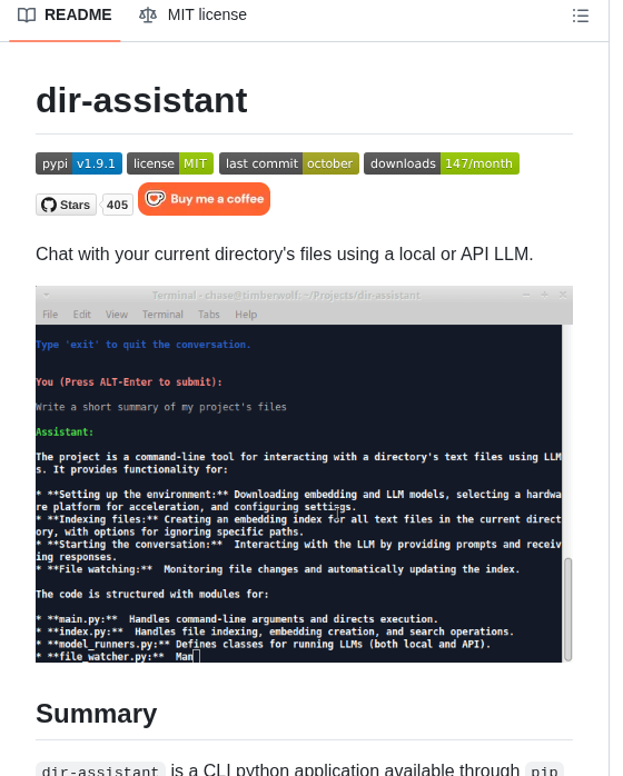 Curvedinf Dir Assistant screenshot