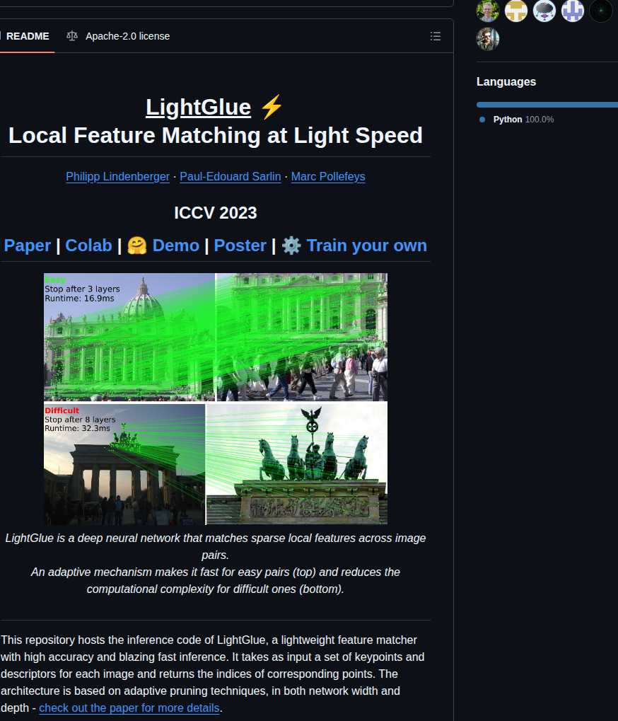 Cvg Lightglue screenshot