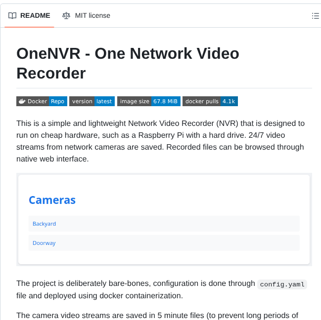Cyb3rdoc Onenvr screenshot