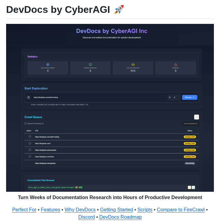Cyberagiinc Devdocs screenshot