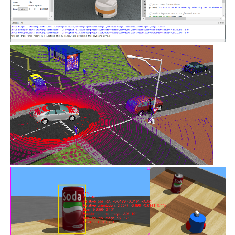 Cyberbotics Webots screenshot