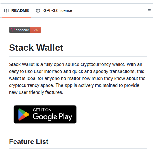 Cypherstack Stack_wallet screenshot