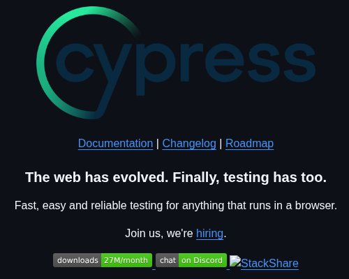 Cypress Io Cypress screenshot