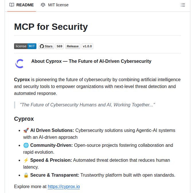 Cyproxio MCP for Security：セキュリティ分析をAI化するMCPサーバー - AIツール日本語解説 | AI Heartland
