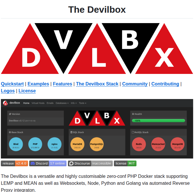 Cytopia Devilbox screenshot
