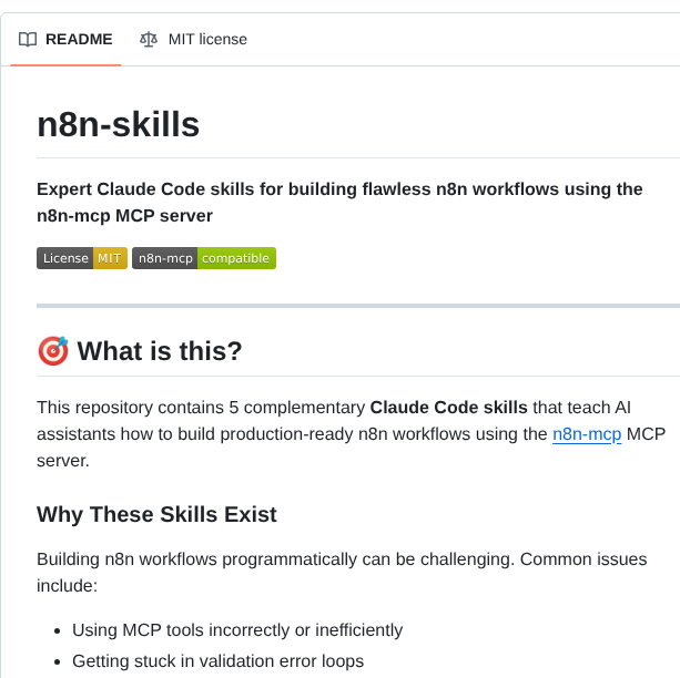 Czlonkowski N8n Skills screenshot