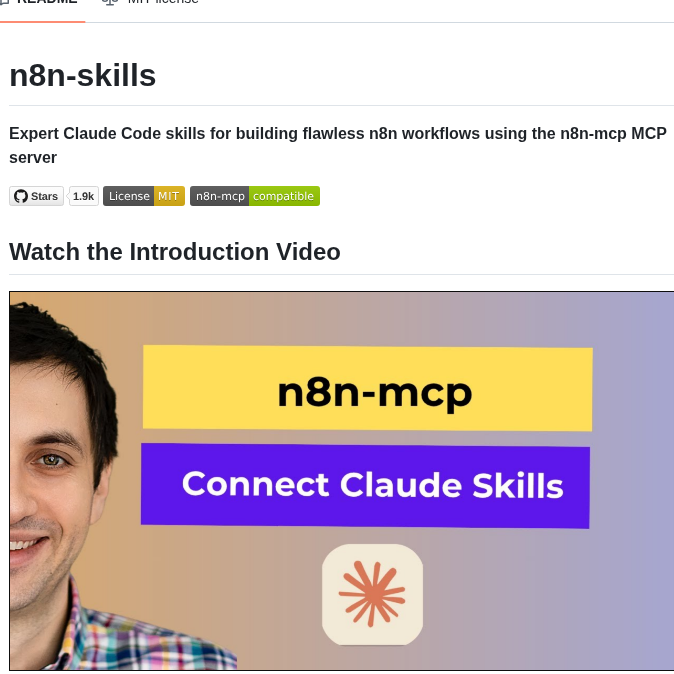 Czlonkowski N8n Skills screenshot