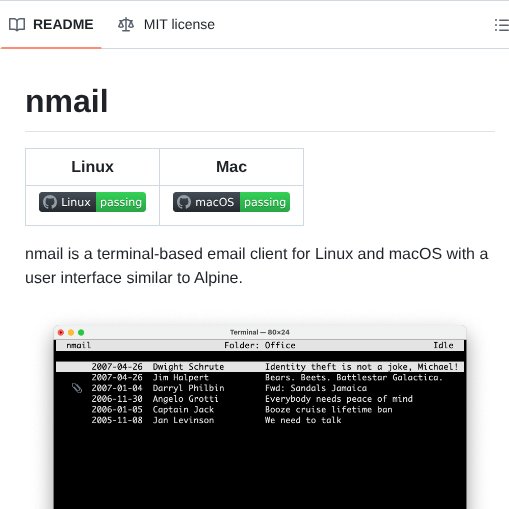 D99kris Nmail screenshot
