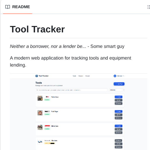 D Kholin Tooltracker screenshot