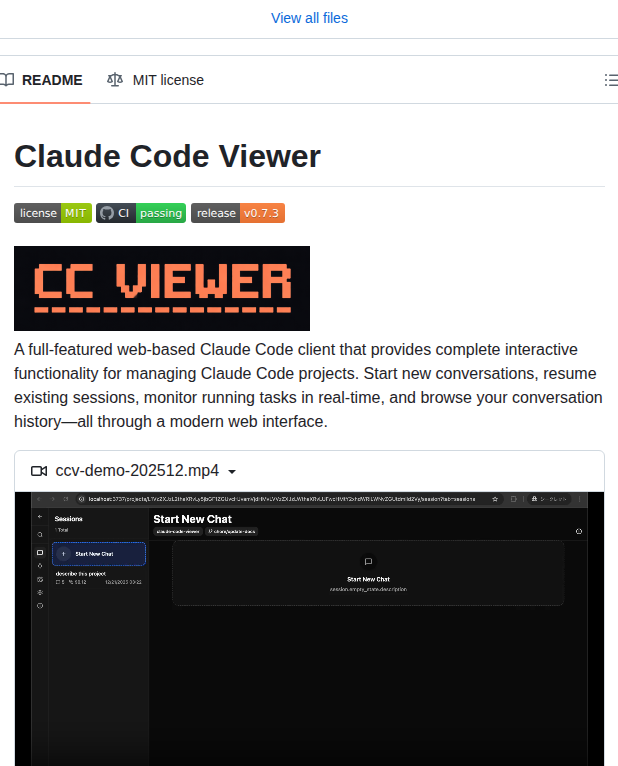 D Kimuson Claude Code Viewer screenshot