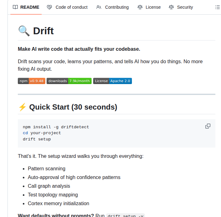 Dadbodgeoff Drift screenshot