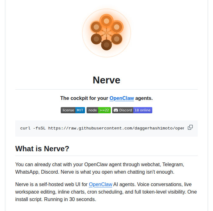 Daggerhashimoto Openclaw Nerve screenshot