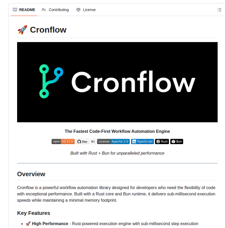 Dali Benothmen Cronflow screenshot