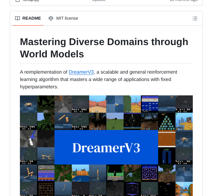 Danijar Dreamerv3 screenshot